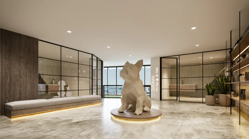 espacio para mascotas de la comunidad shoma bay
