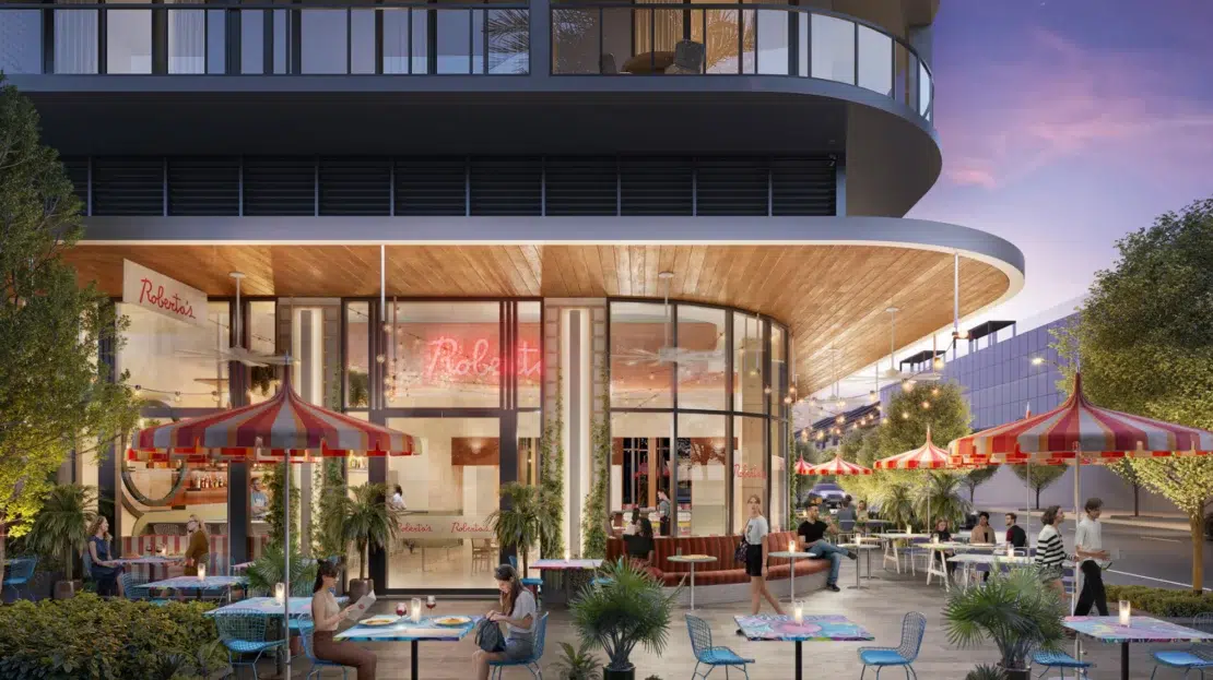 Restaurante moderno y exclusivo para los residente de 72 park