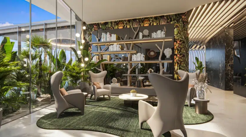 Salón exclusivo para residentes de Aria reserve