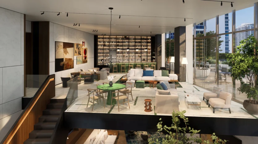 Modelo de condo de dos pisos