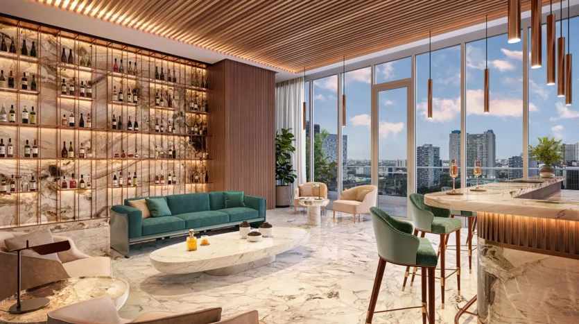 Bar con terraza y espacio de múltiples bebidas