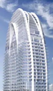Vistas aéreas del edificio