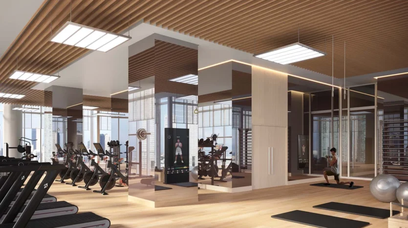 Gimnasio moderno equipado con las mejores máquinas