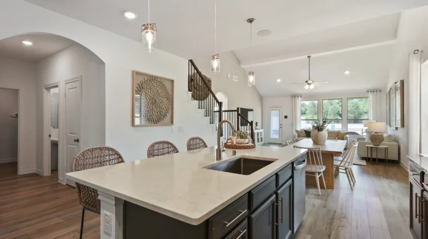 Cocina moderna en rosehill lake