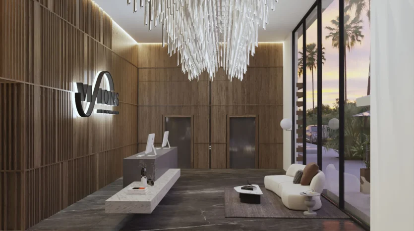 Lobby de Visions at Brickell Station