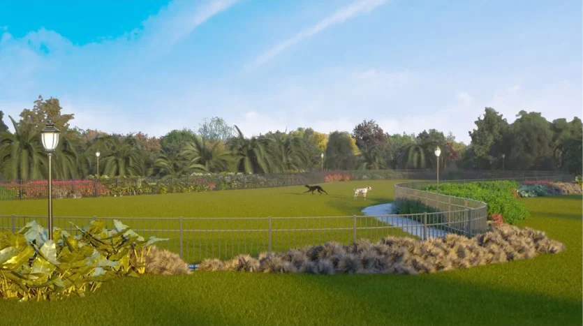 parque para mascotas al aire libre en la comunidad de Westview Miami