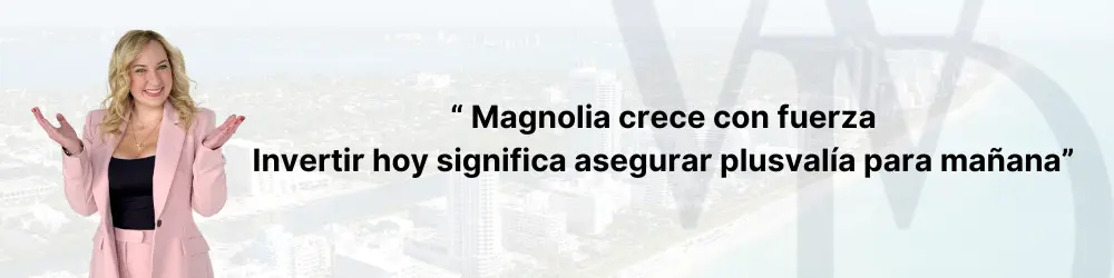Magnolia crece con fuerza