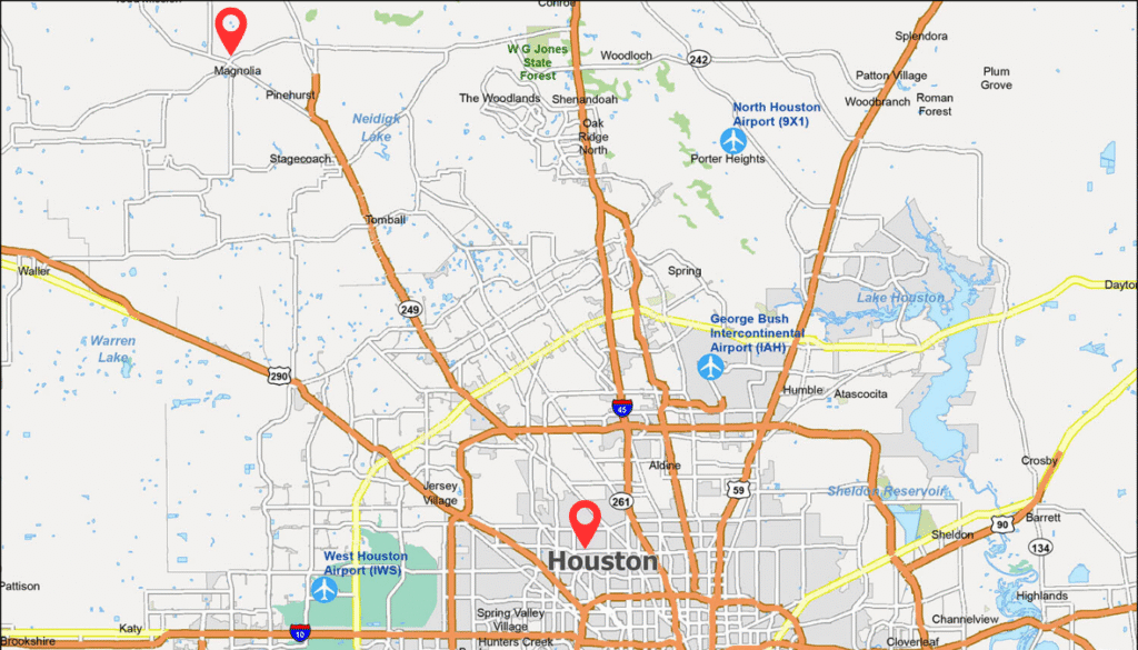 Houston, Magnolia,